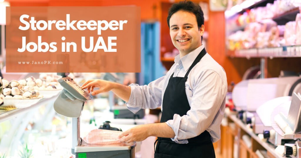 Storekeeper Jobs in UAE