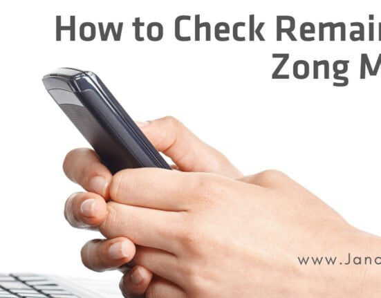 How to Check Zong MBs?