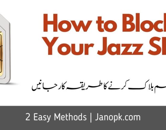 How to Block Jazz SIM Online?