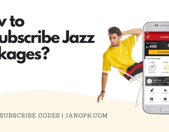 How to Unsubscribe Jazz Package?