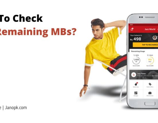 How To Check Jazz Remaining MBs?